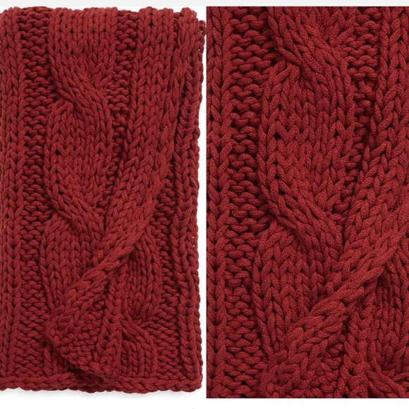 Huge! Big chunky cable knit throw blanket - Picture 2 of 2